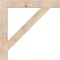 Ekena Millwork Traditional Block Smooth Bracket, Douglas Fir, 5 1/2"W x 46"D x 46"H BKT06X46X46TRA05SDF - alternate 4